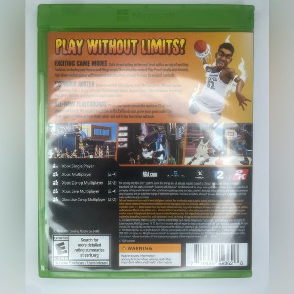 *SOLD ON EBAY* NBA 2K Playgrounds 2 XBOX One - Picture 3 of 8